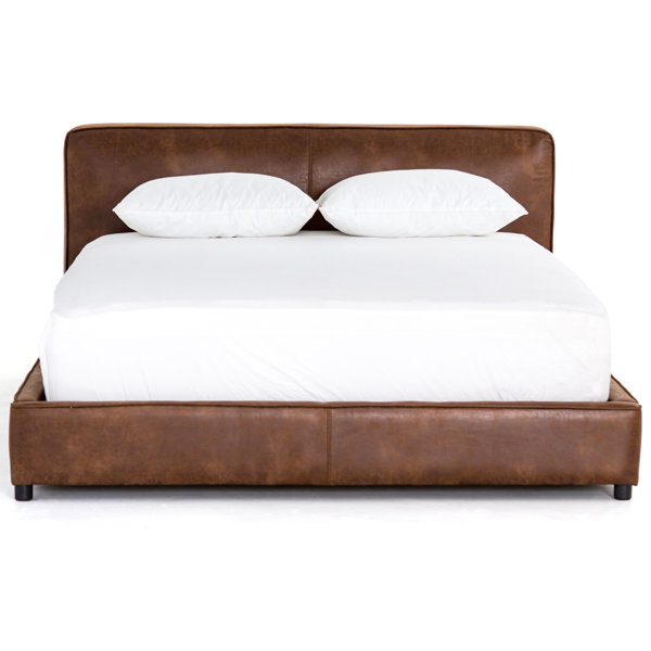 Joss & Main Ablo Vegan Leather Bed Wayfair